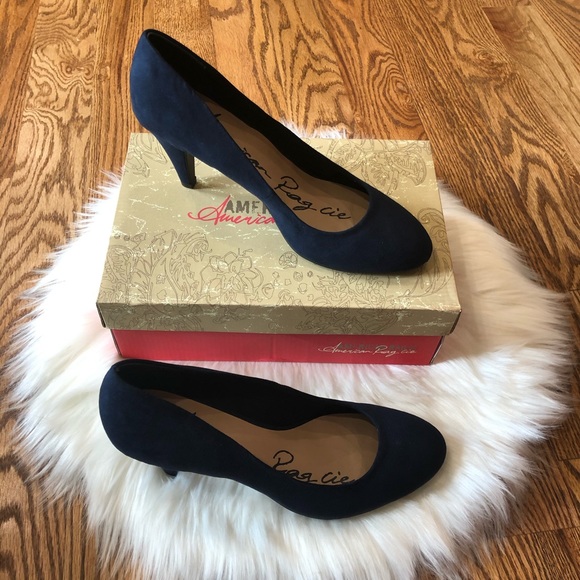 American Rag Shoes - American Rag Navy Blue Felix Pump Heel Shoe 10M